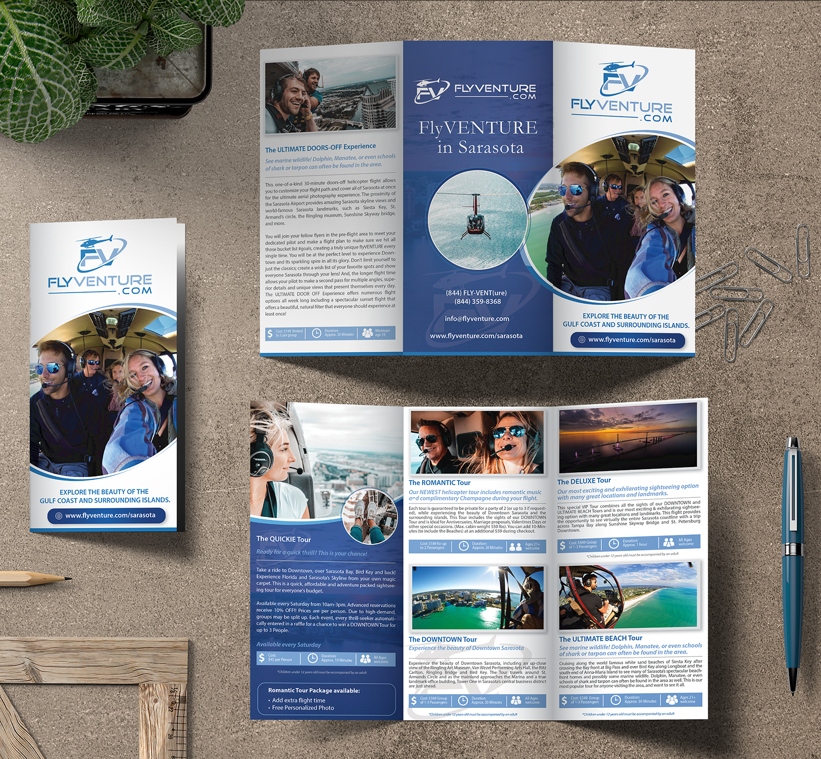 Flyer Design by alex989 for Heli Aviation Florida, LLC | Design #24568148