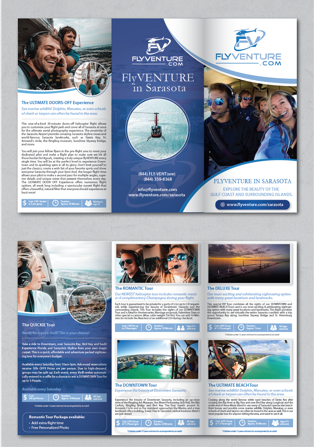 Flyer Design by alex989 for Heli Aviation Florida, LLC | Design #24568351