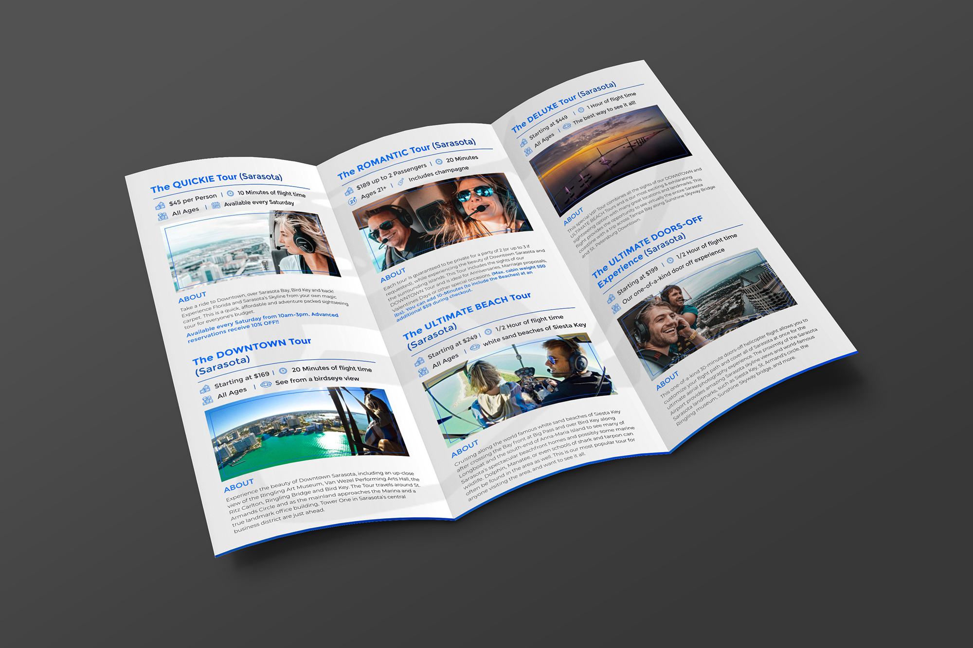 Flyer Design by ecorokerz for Heli Aviation Florida, LLC | Design #24565875