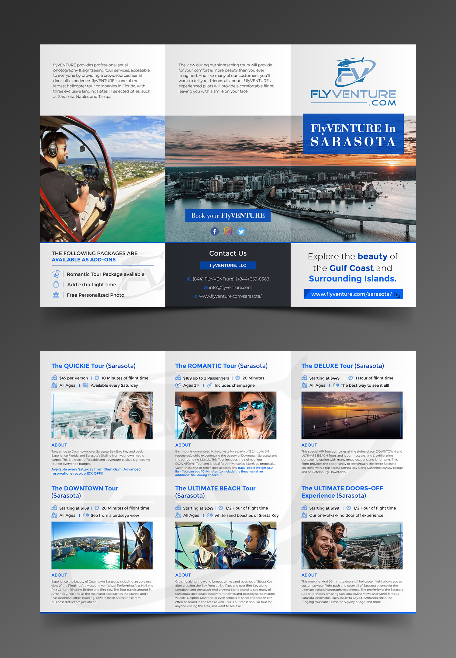 Flyer Design by ecorokerz for Heli Aviation Florida, LLC | Design #24565878