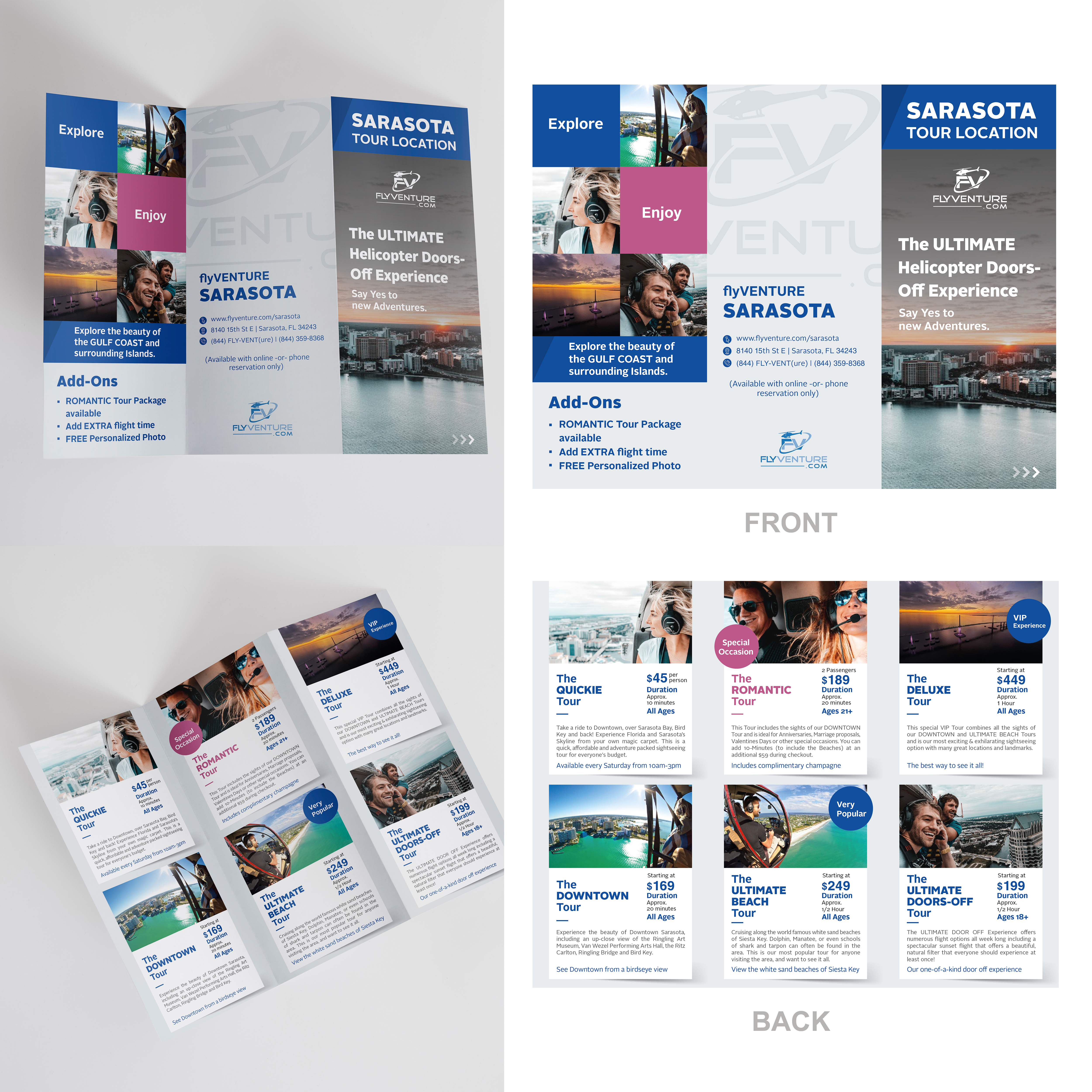 Flyer Design by Korin-123 for Heli Aviation Florida, LLC | Design #24563354