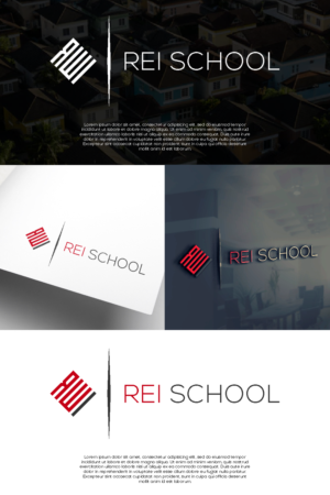 REI School | Logo Design by laba tiada henti