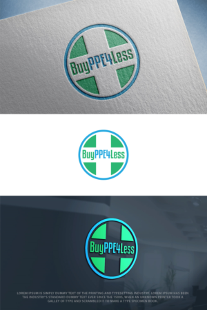 Buy PPE 4 Less  / BuyPPE4Less - or some other format that looks good | Logo Design by GoodTimes$$$