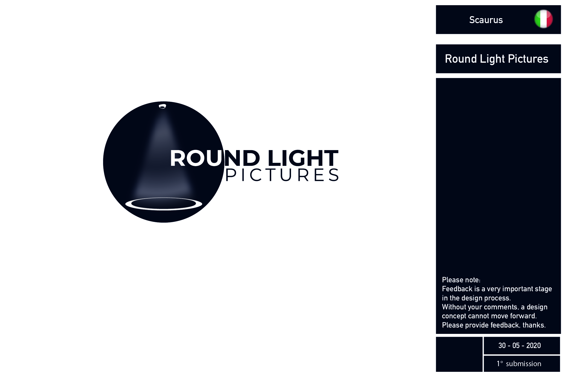 Design de Logo par InkThink by Scaurus pour Round Light Pictures | Design #24582975