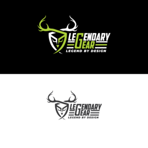 'Legendary Gear' (name) and 'Legend by Design' (tag line) | Logo Design by Graphic Bricks