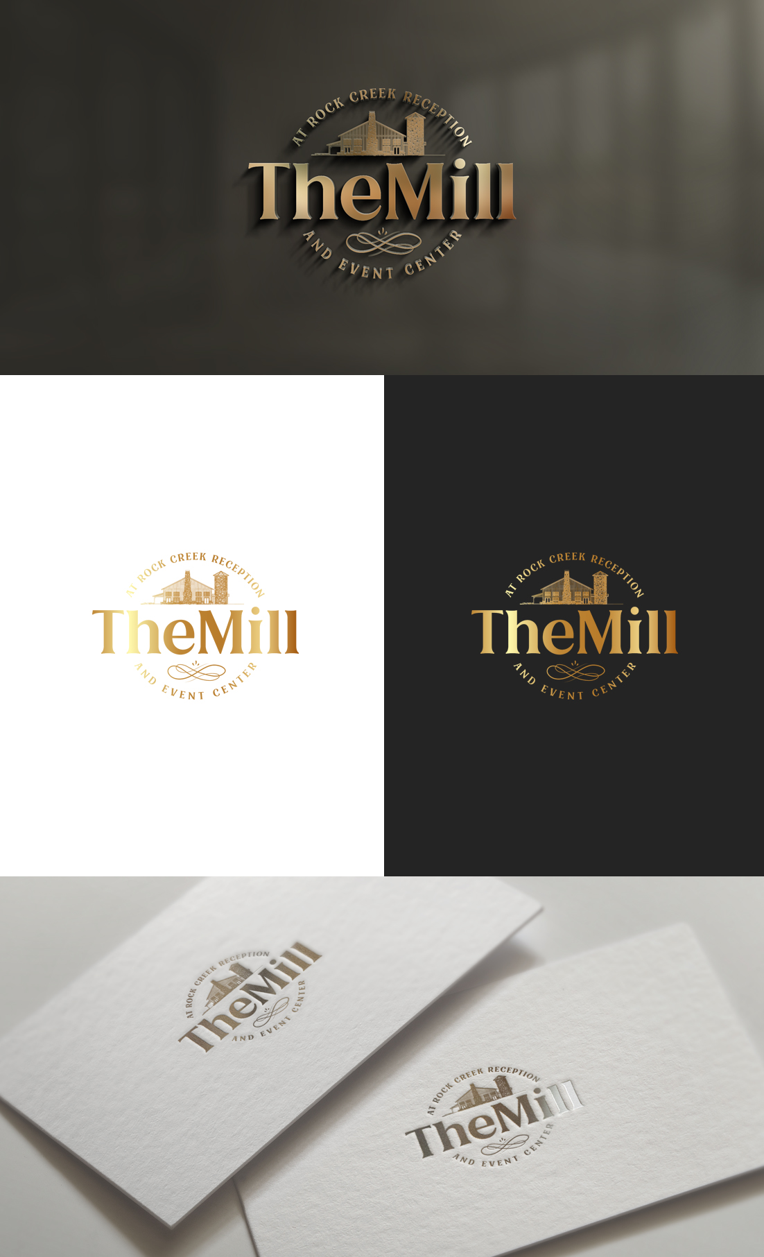 Logo Design by GLDesigns for The Mill at Rock Creek | Design #24562929