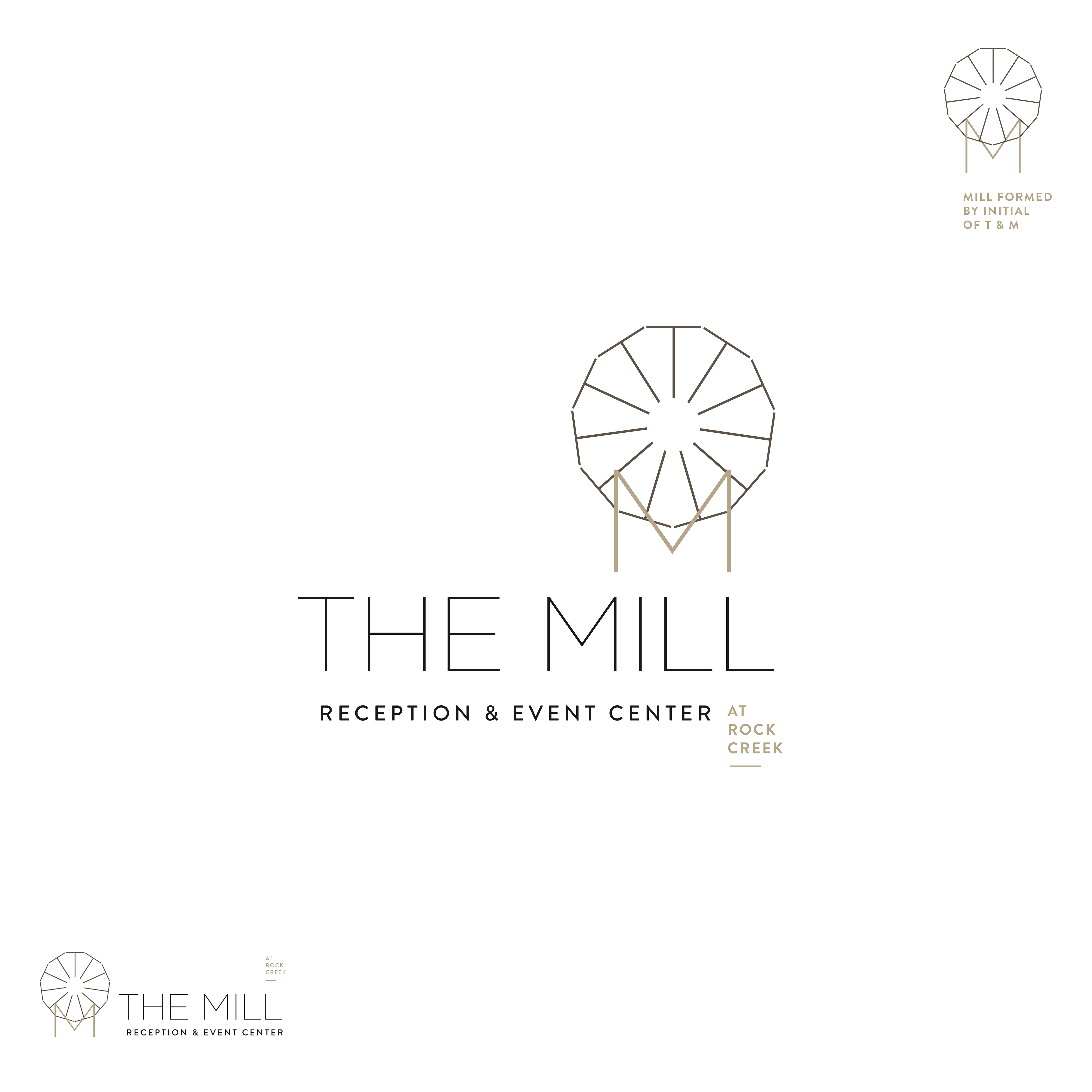 Logo Design by Peacefoo for The Mill at Rock Creek | Design #24556409