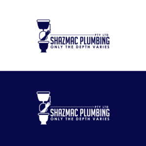 Shazmac Plumbing Pty Ltd - Only the Depth varies | Logo Design by Graphic Bricks