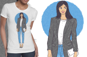 Online women's t-shirt store (A spin on THE CAPSULE WARDROBE); designs needed for t-shirts | T-Shirt-Design von Falih A