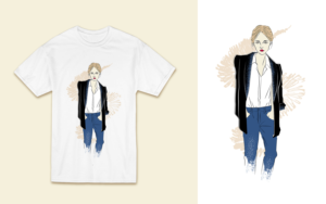 Online women's t-shirt store (A spin on THE CAPSULE WARDROBE); designs needed for t-shirts | T-Shirt-Design von typeo1978