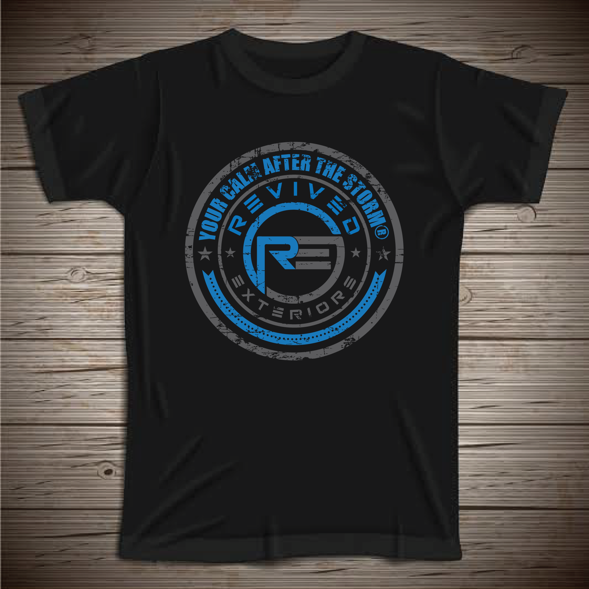 T-Shirt-Design von Arifeen für Revived Exteriors, Inc. | Design: #24581829