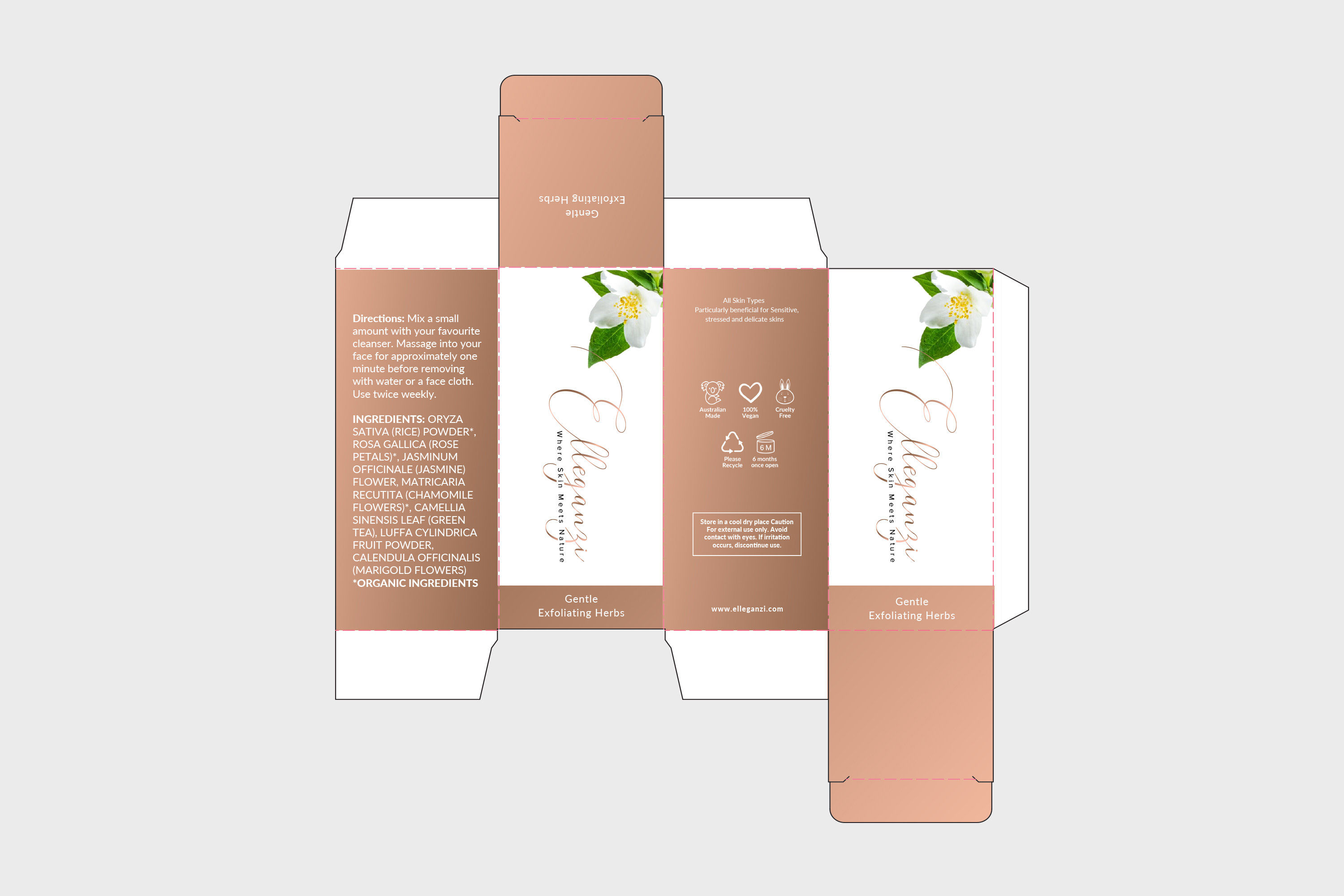 Packaging Design by Cyanide Designz for Elleganzi Skincare | Design #24591089