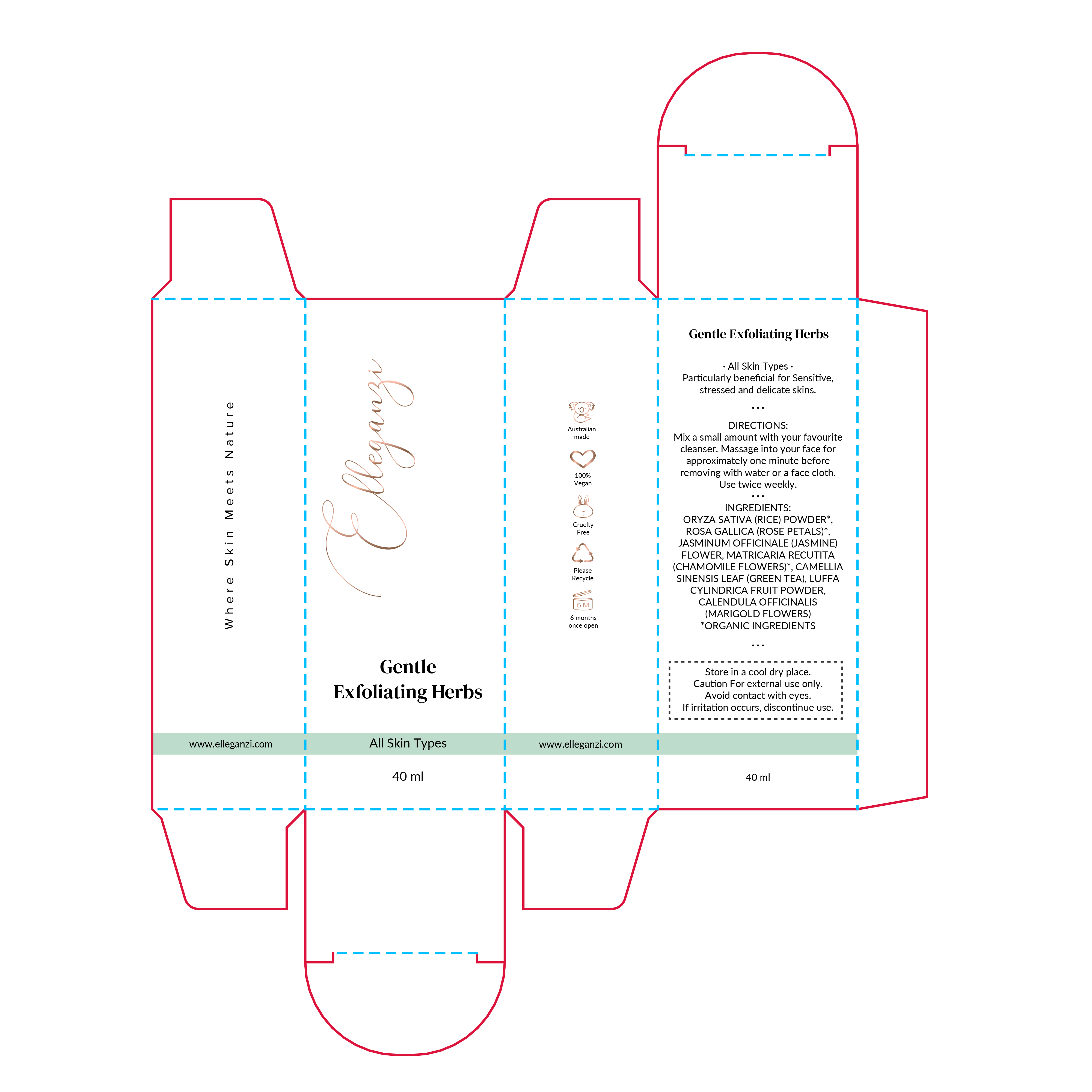 Packaging Design by Krasimira Georgieva for Elleganzi Skincare | Design #24576789