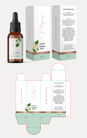 Packaging Design by Krasimira Georgieva for Elleganzi Skincare | Design: #24625921