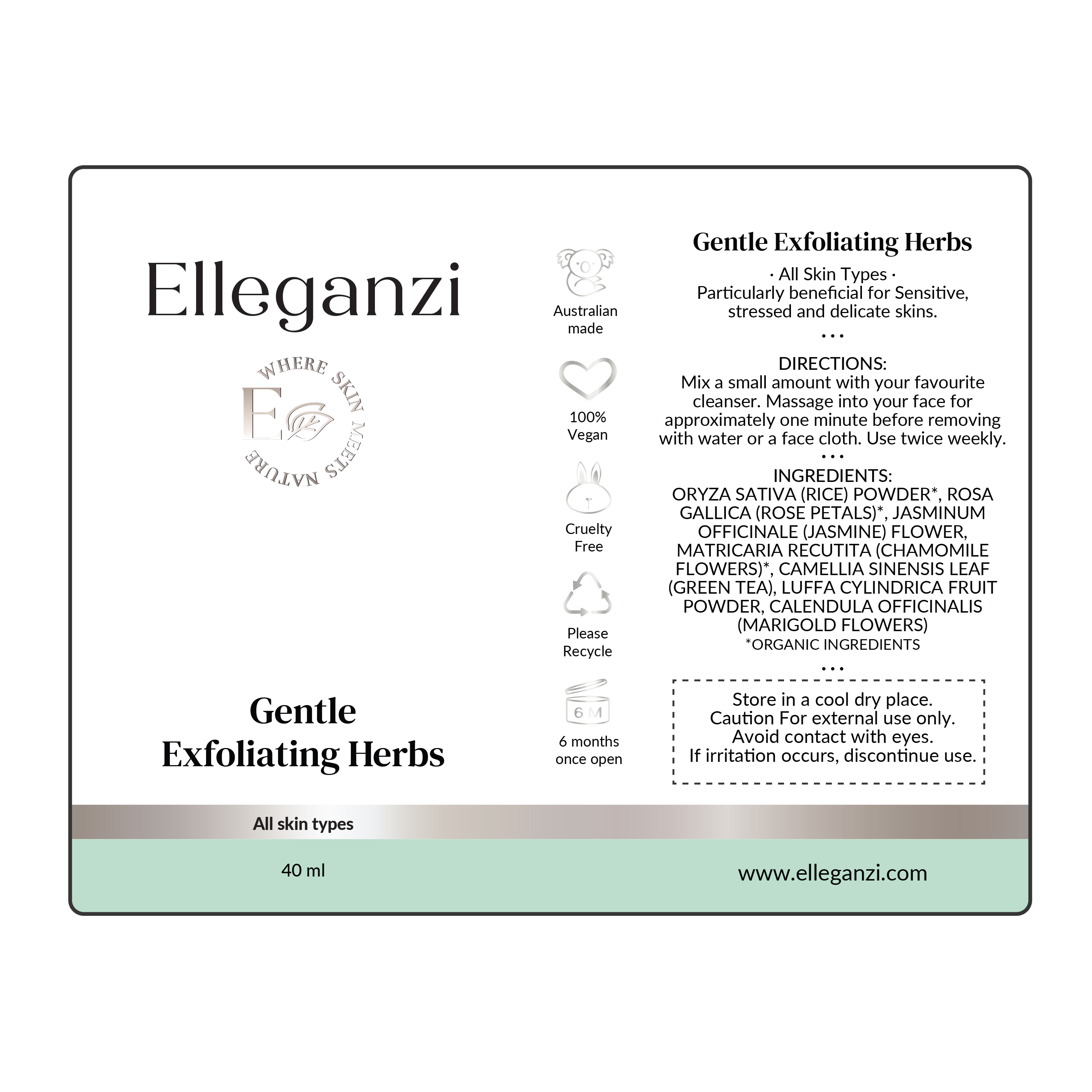 Packaging Design by Krasimira Georgieva for Elleganzi Skincare | Design #24657553