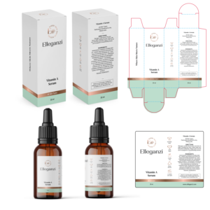 Packaging Design by Krasimira Georgieva for Elleganzi Skincare | Design: #24675505