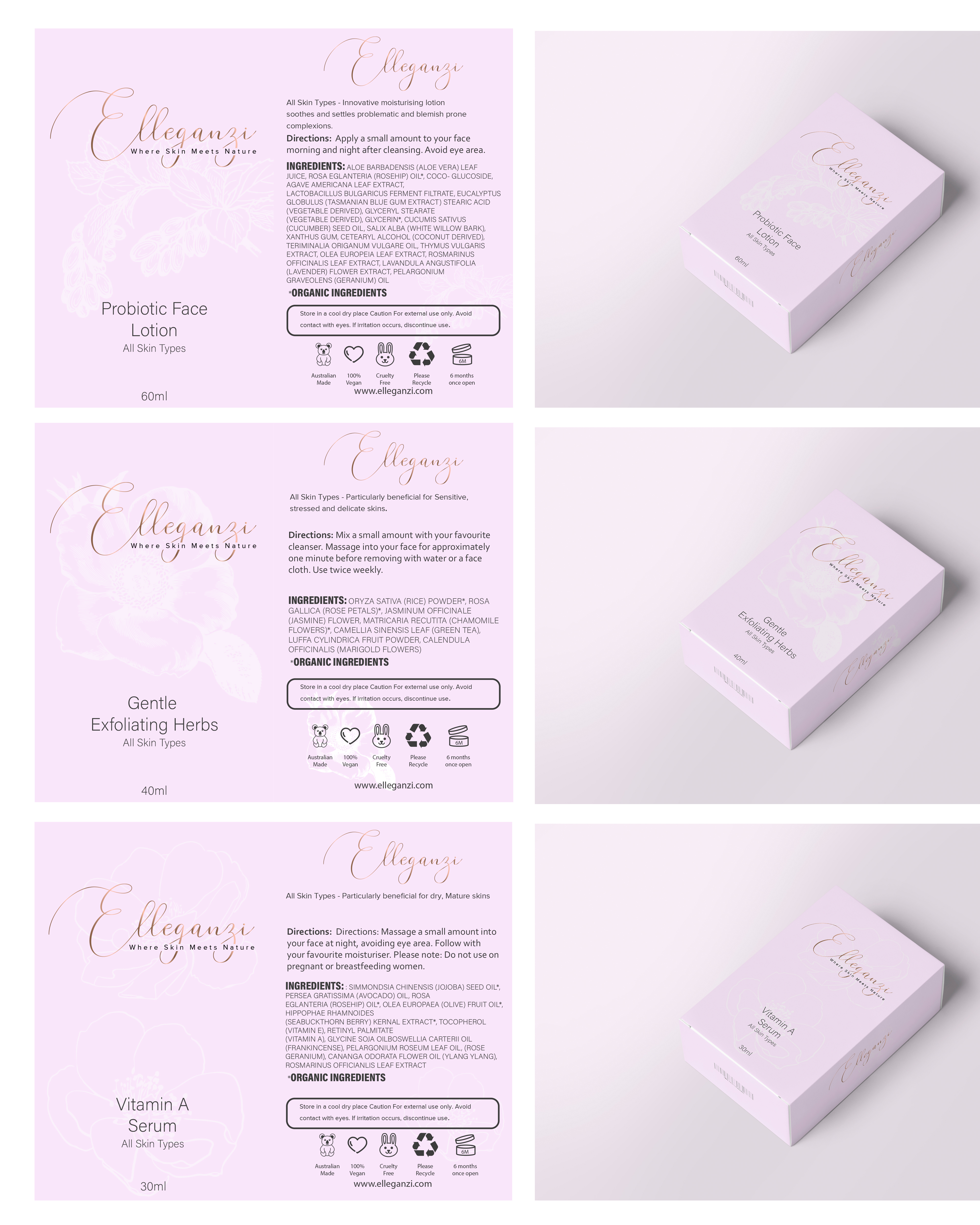 Packaging Design by arfka for Elleganzi Skincare | Design #24565851