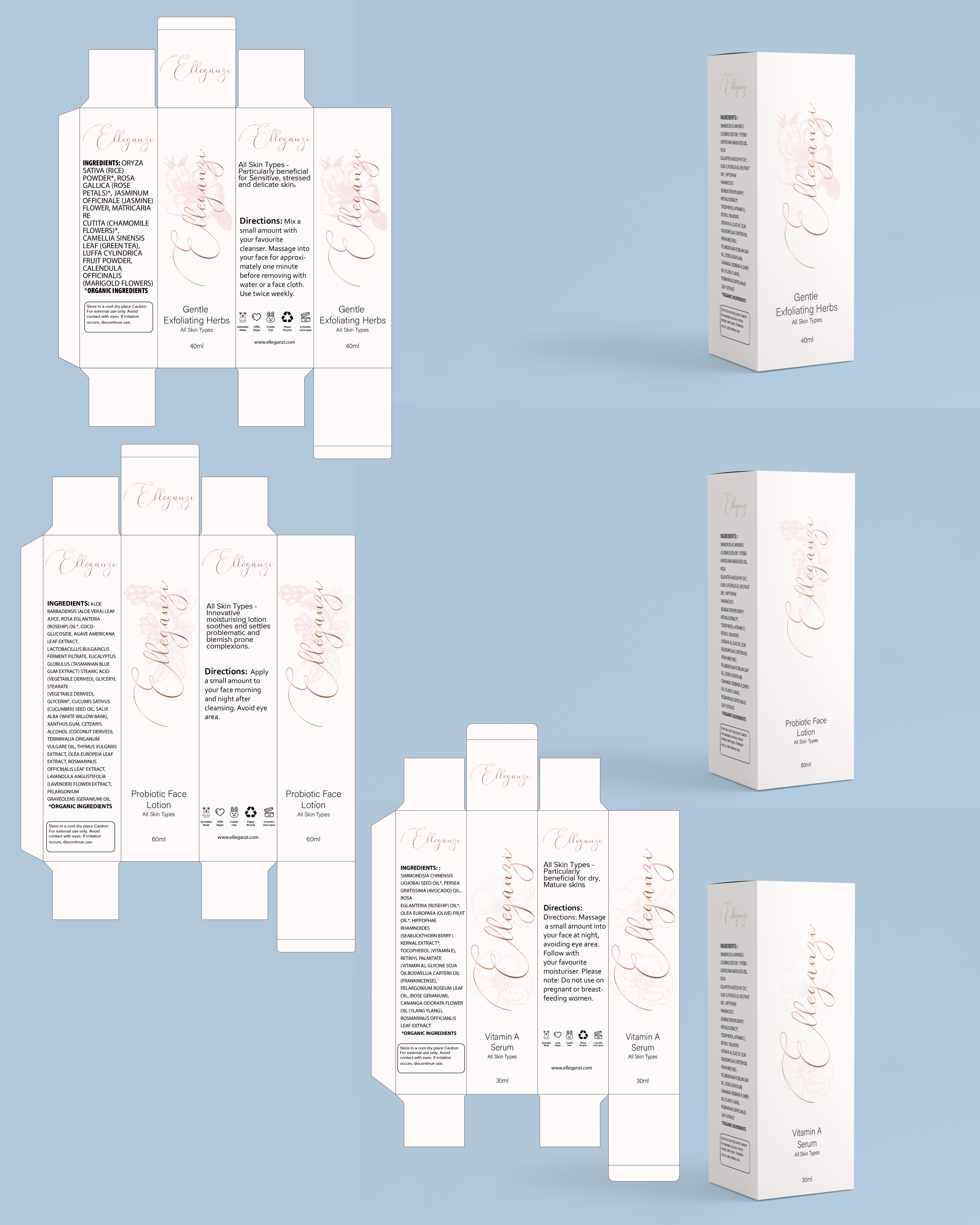 Packaging Design by arfka for Elleganzi Skincare | Design #24568242