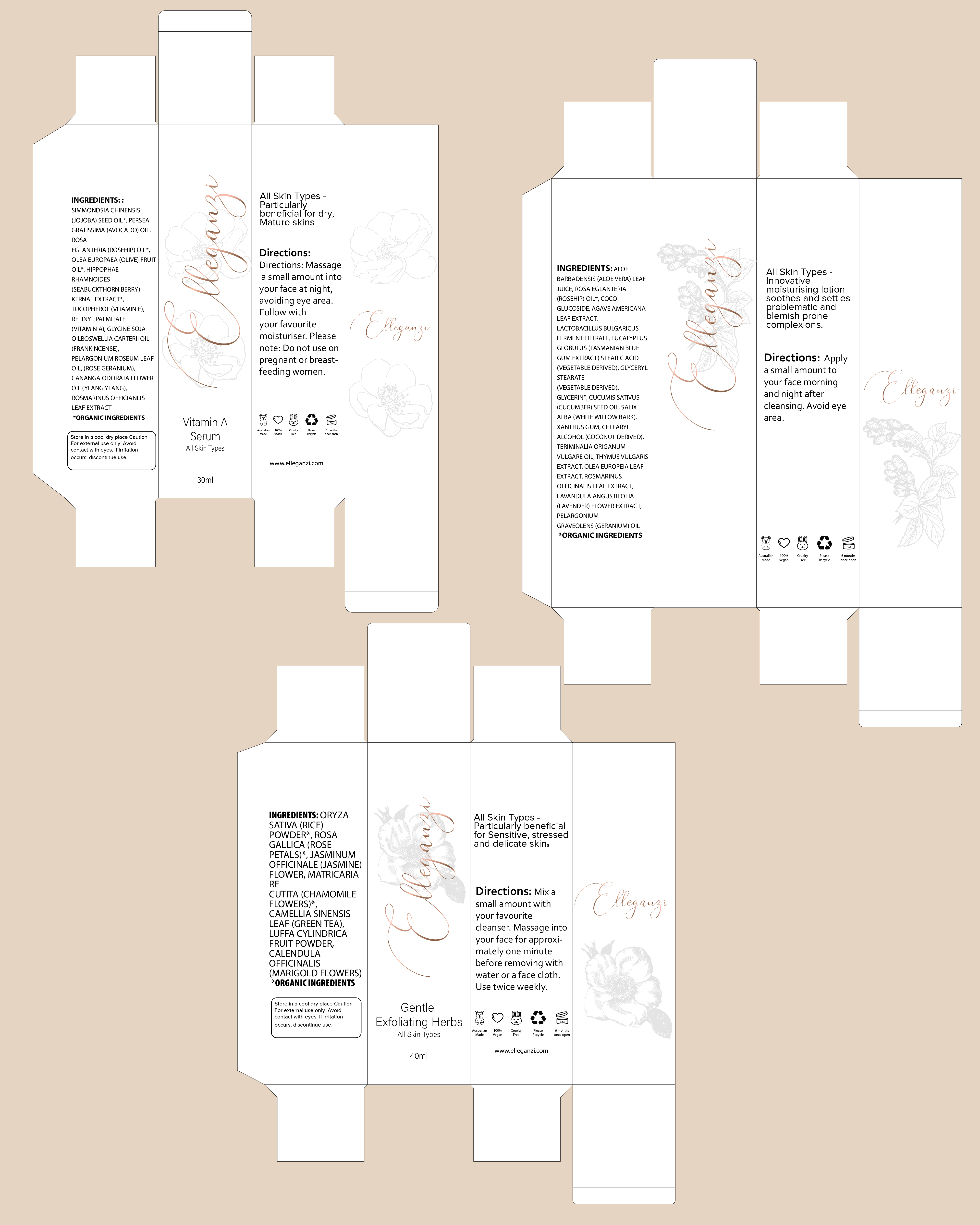 Packaging Design by arfka for Elleganzi Skincare | Design #24576477