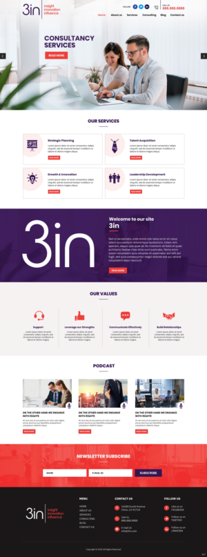 Diseño Web por pb para 3in | Diseño #24570003