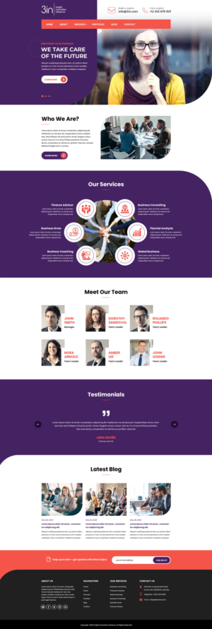 Web Design par Senthil Kumaar V pour 3in | Design : #24568927