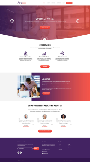 Web Design par Senthil Kumaar V pour 3in | Design : #24569291