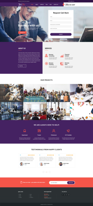 Web Design par Senthil Kumaar V pour 3in | Design : #24569895