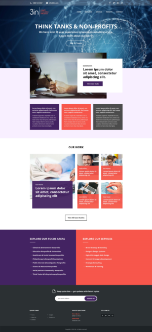 Diseño Web por Tamil Tech para 3in | Diseño #24573879