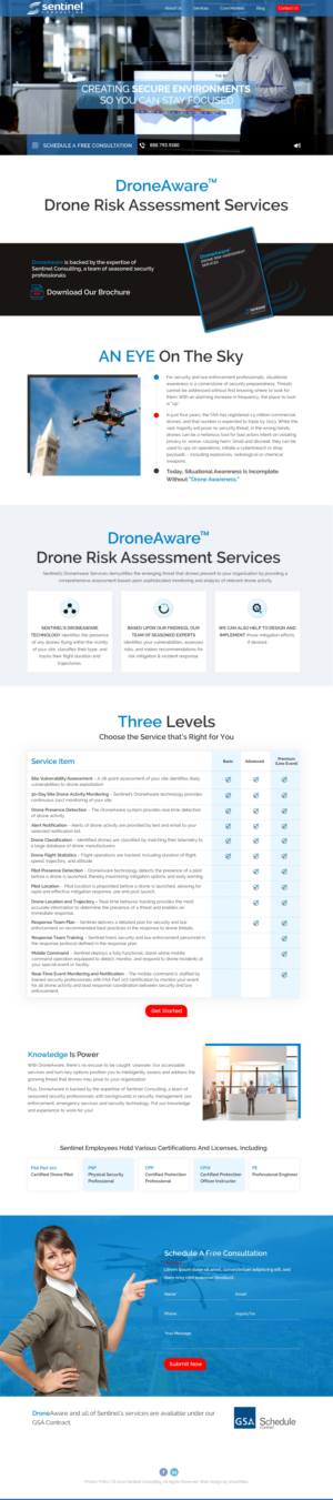 Web-Design von harmi_199 für Sentinel Consulting, LLC | Design: #24594537