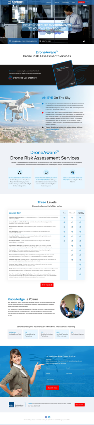 Web-Design von harmi_199 für Sentinel Consulting, LLC | Design: #24602054