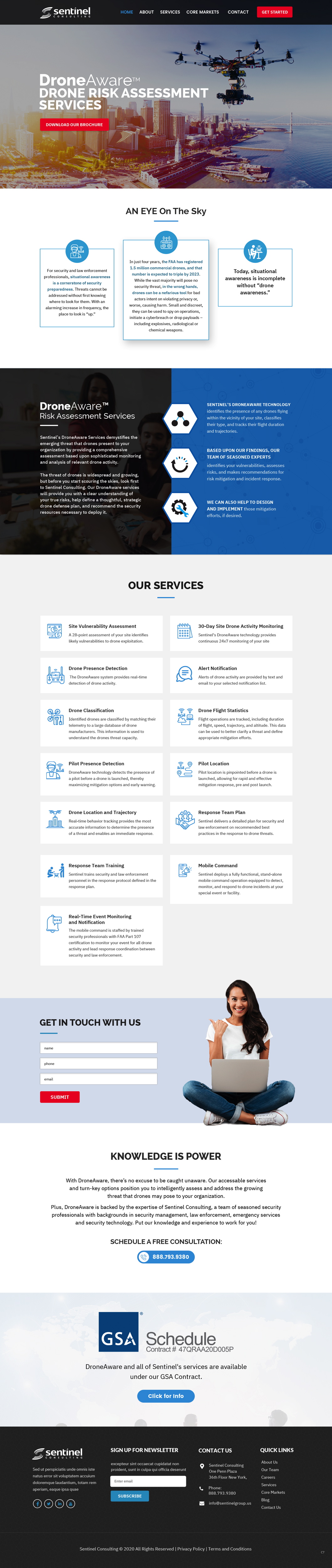 Web Design by pb for Sentinel Consulting, LLC | Design #24570101