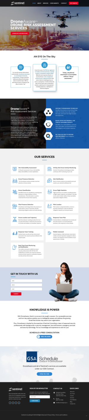 Diseño Web por pb para Sentinel Consulting, LLC | Diseño #24570101