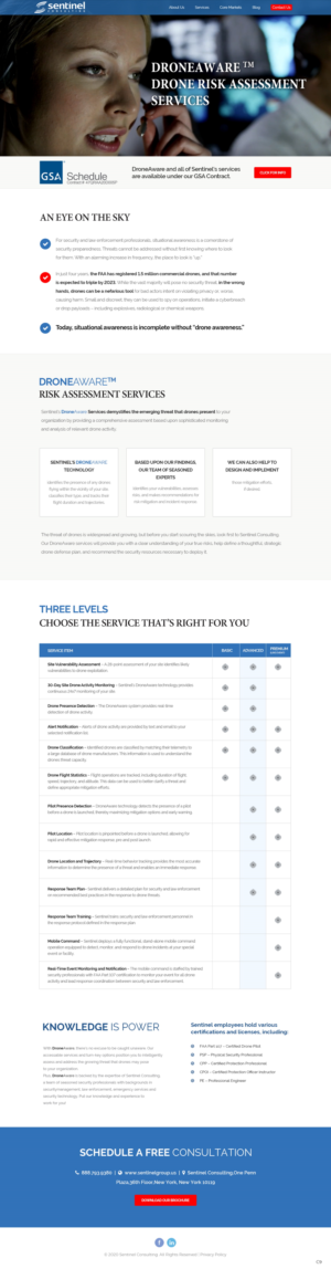 Web-Design von pb für Sentinel Consulting, LLC | Design: #24570103