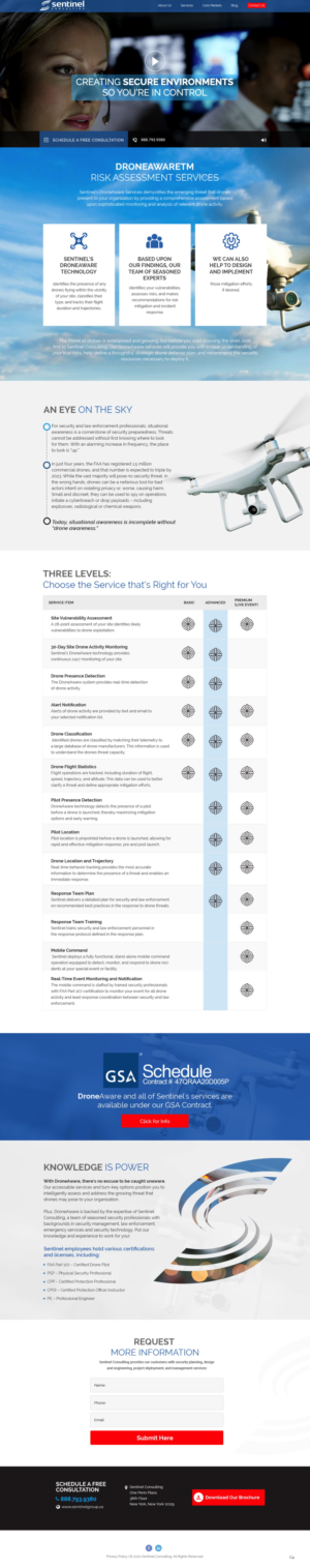 Web-Design von pb für Sentinel Consulting, LLC | Design: #24577974
