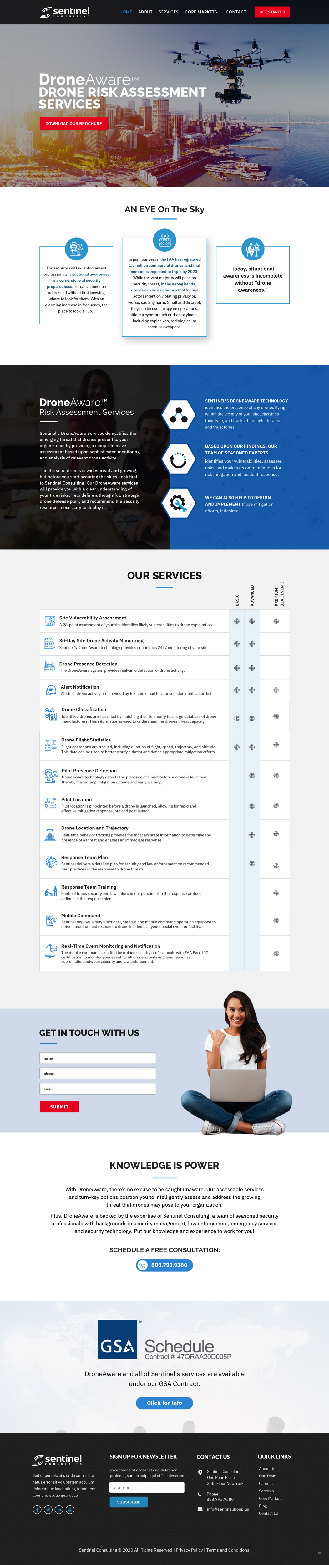 Web Design by pb for Sentinel Consulting, LLC | Design #24577975