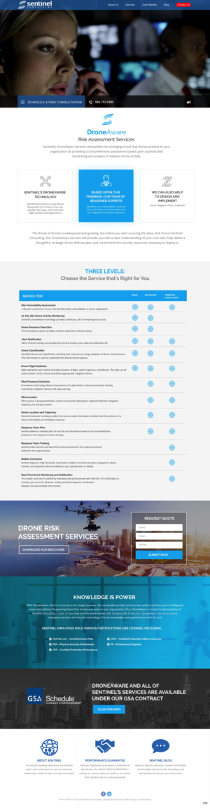 Web-Design von pb für Sentinel Consulting, LLC | Design: #24577981