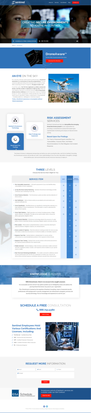 Web-Design von Sbss für Sentinel Consulting, LLC | Design: #24582371