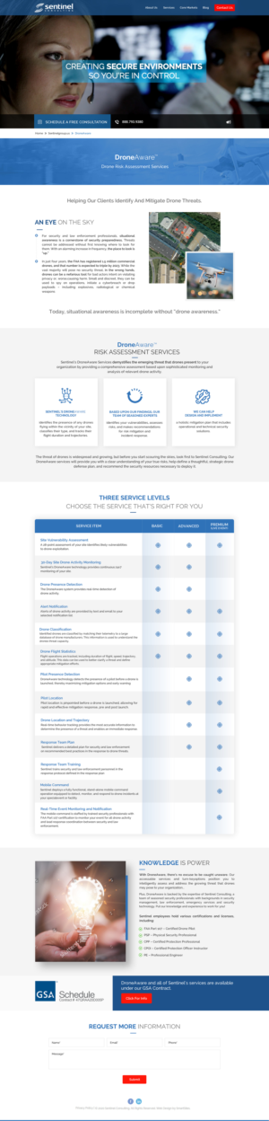 Web Design by Sbss for Sentinel Consulting, LLC | Design: #24638770