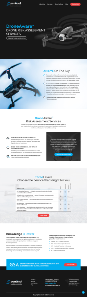 Diseño Web por nzdesigners para Sentinel Consulting, LLC | Diseño #24609959