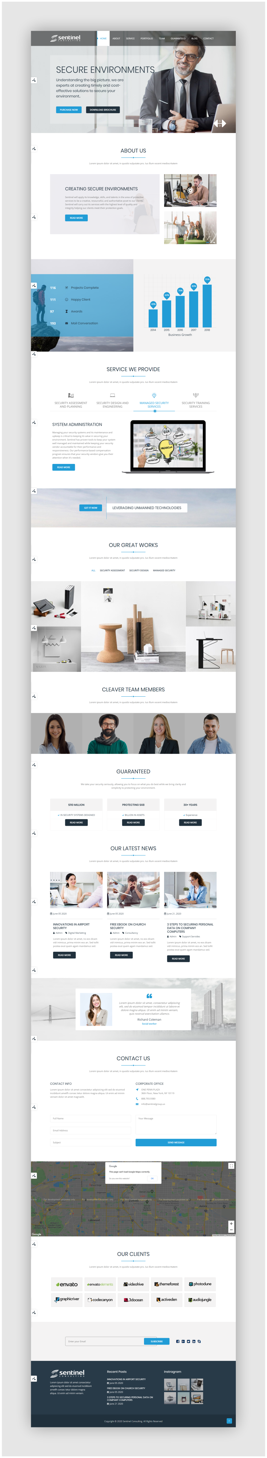 Web Design by Web Petikdua 2 for Sentinel Consulting, LLC | Design #24610194
