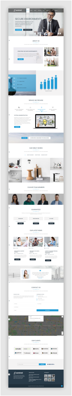 Diseño Web por Web Petikdua 2 para Sentinel Consulting, LLC | Diseño #24610194