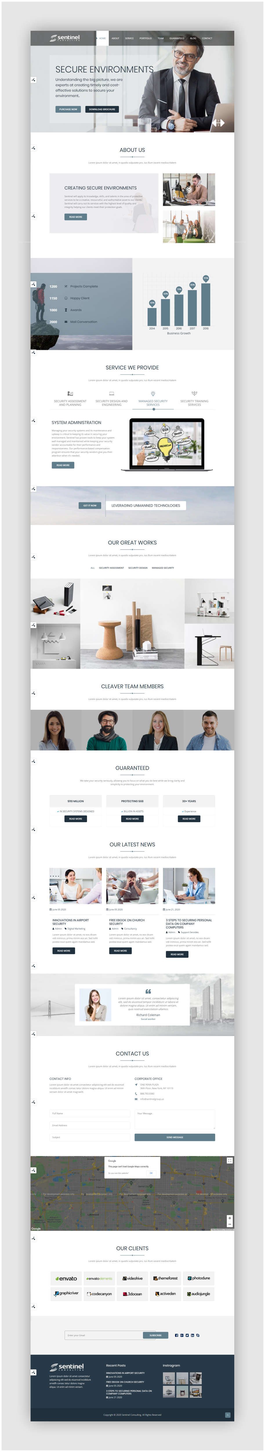 Web Design by Web Petikdua 2 for Sentinel Consulting, LLC | Design #24610196
