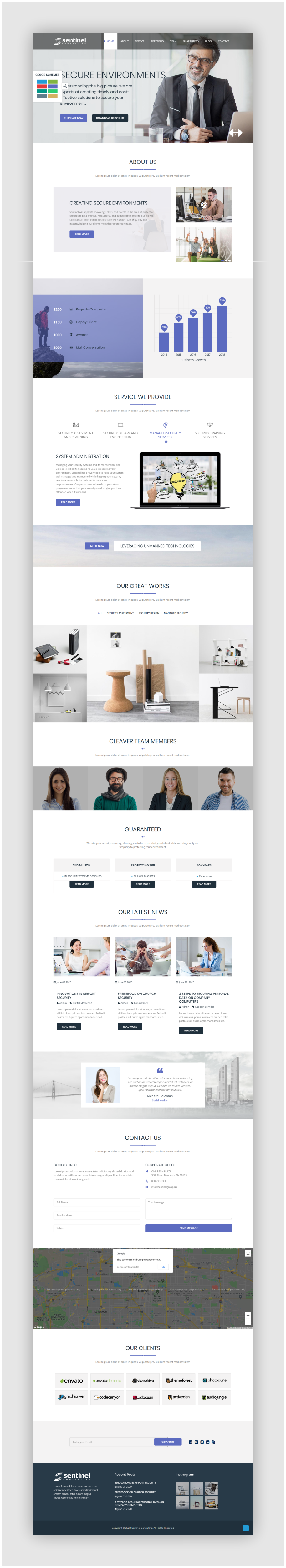 Diseño Web por Web Petikdua 2 para Sentinel Consulting, LLC | Diseño #24610201