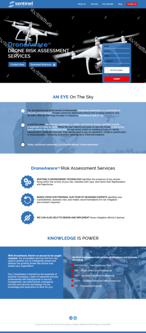 Diseño Web por CJV Creative para Sentinel Consulting, LLC | Diseño #24577199
