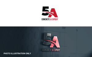 5A Concrete & Expoxy | Logo Design by MT
