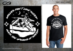 Wolves don’t lose sleep over the opinions of sheep  | T-Shirt-Design von Col 3