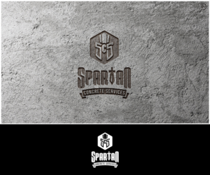 Spartan Concrete Services | Logo Design by D_Mantra