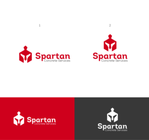 Spartan Concrete Services | Logo Design by Shahzad.Designs