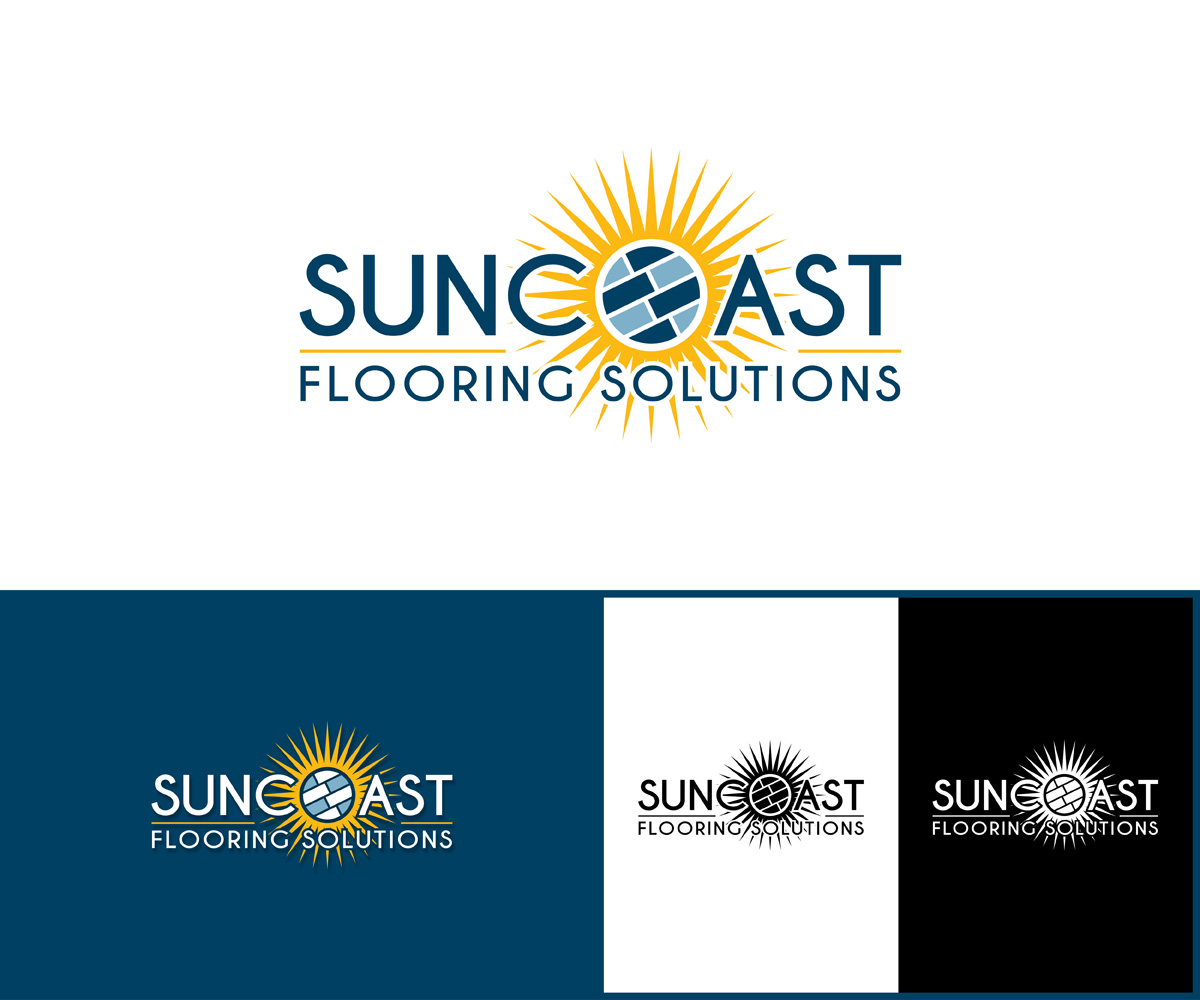 Logo Design by MoonFeather for SunCoast Flooring Solutions | Design #24564337
