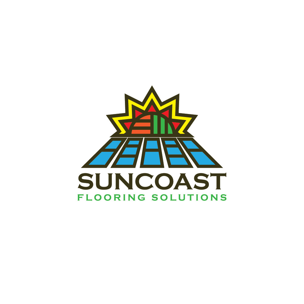 Logo Design by jhunzkie24 for SunCoast Flooring Solutions | Design #24563269